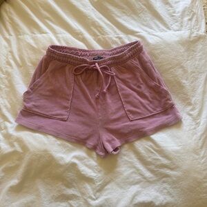 Zara Women's Light Purple Athletic Shorts